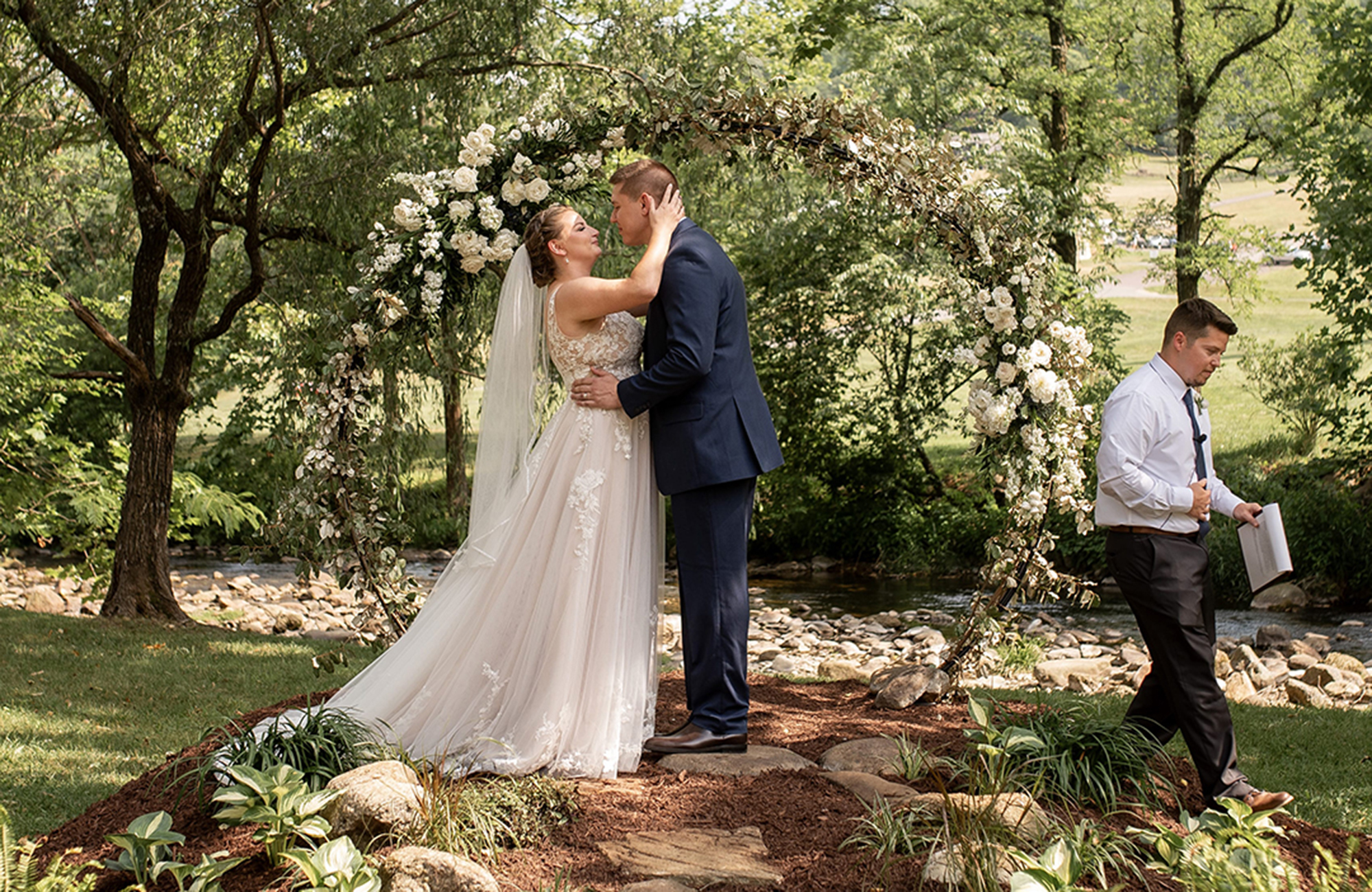 Wedding Venue Ceremony at Graves Mountain Farm & Lodges, Syria VA in the Blue Ridge Mountains of VA