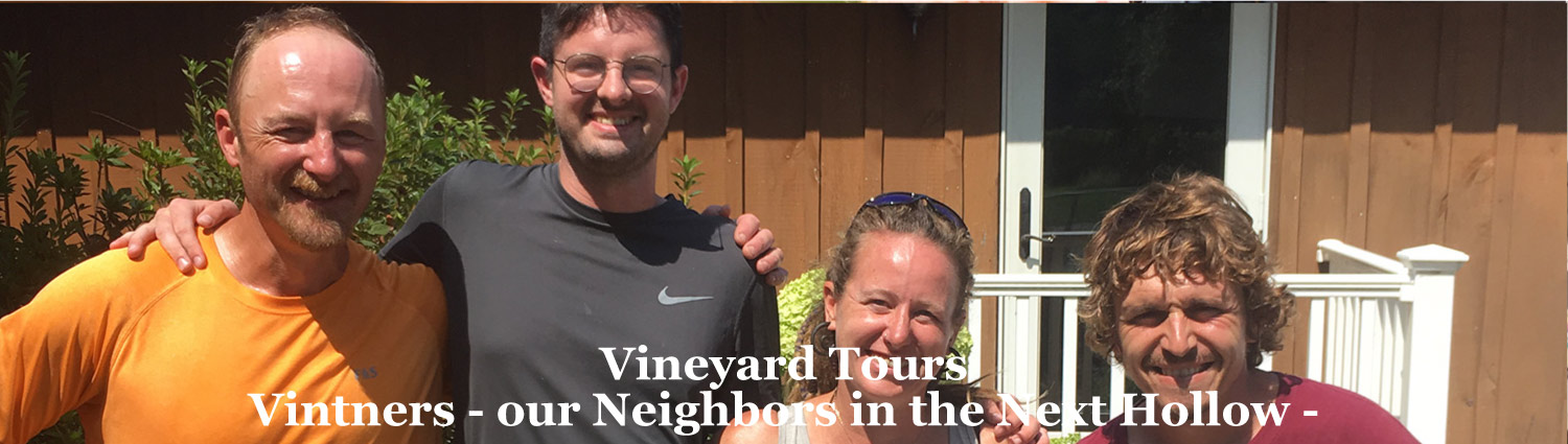 Vineyard Tours from Graves Mountain Farm * Lodges, Syria VA, the Blue Ridge