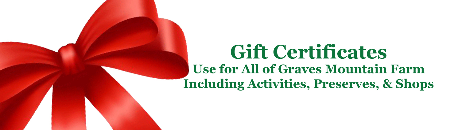 Gift Certificate for Graves Mountain Farm & Lodges