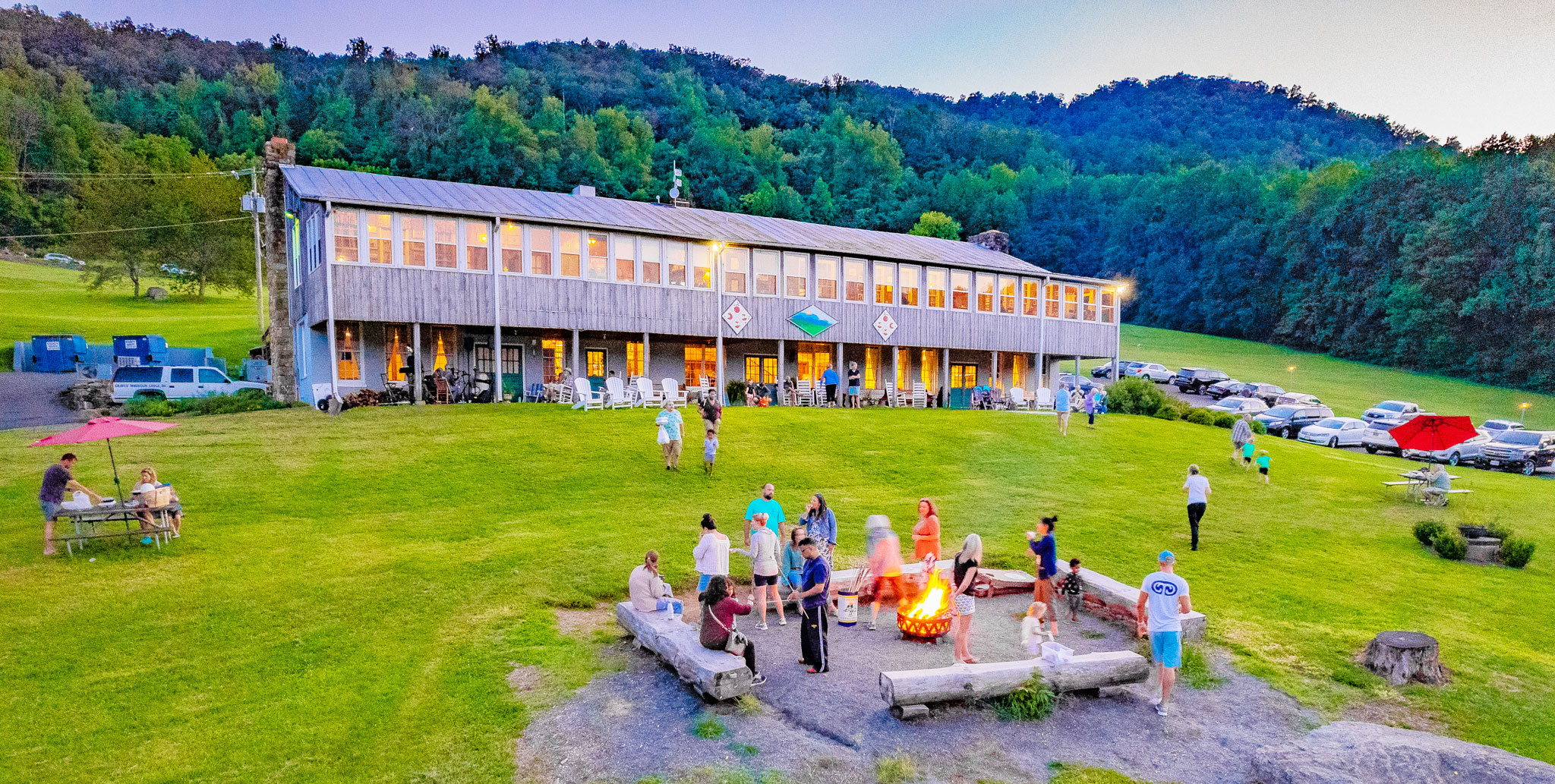 Firepit at Graves Mountain Farm & Lodges